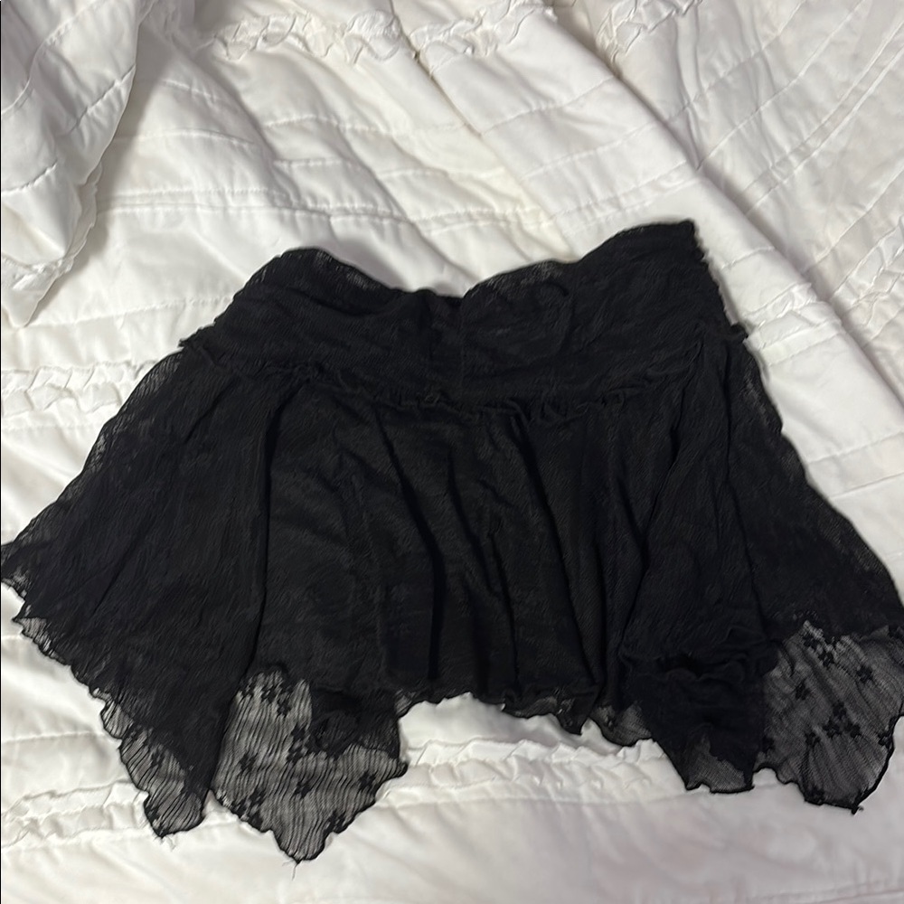 Elegant Black Lace Skirt
